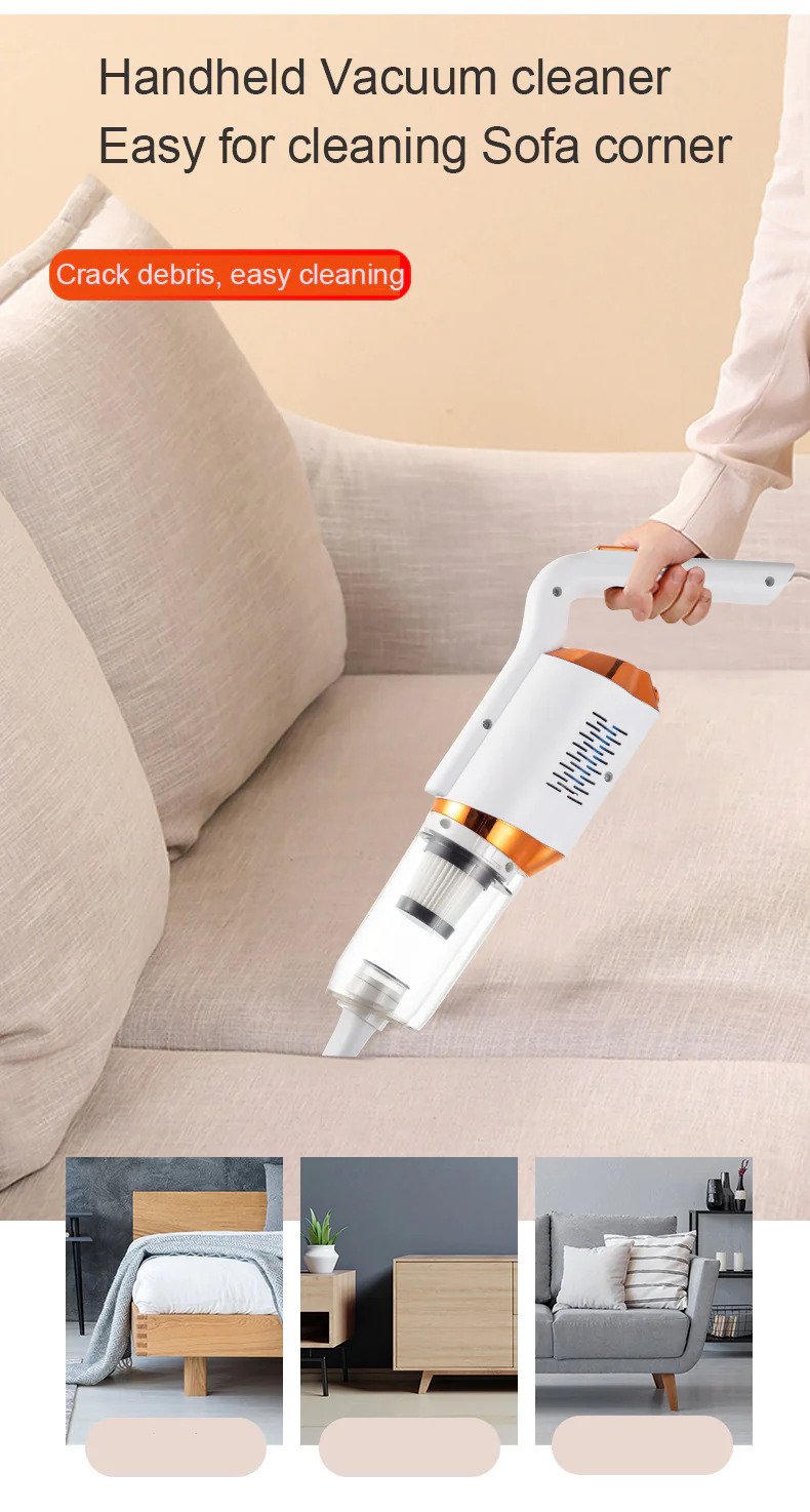 Cordless Handheld Portable Vacuum Cleaner – Effortless Cleaning Anywhere!