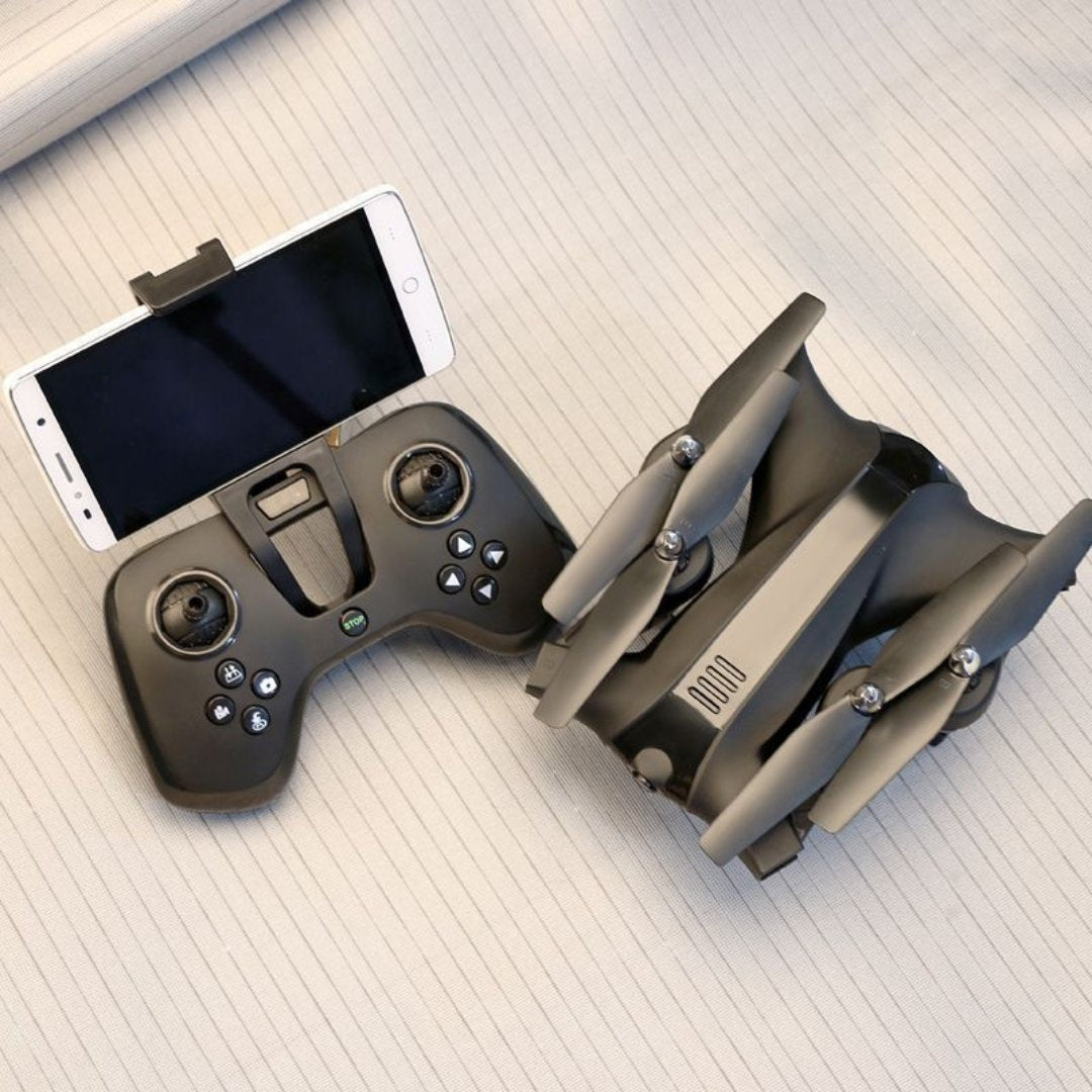 High-performance folding drone with a sleek, foldable design and high-resolution camera