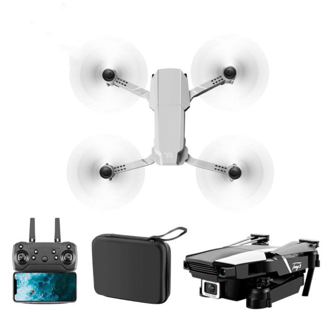 Portable drone with foldable design and 4K camera for professional videography